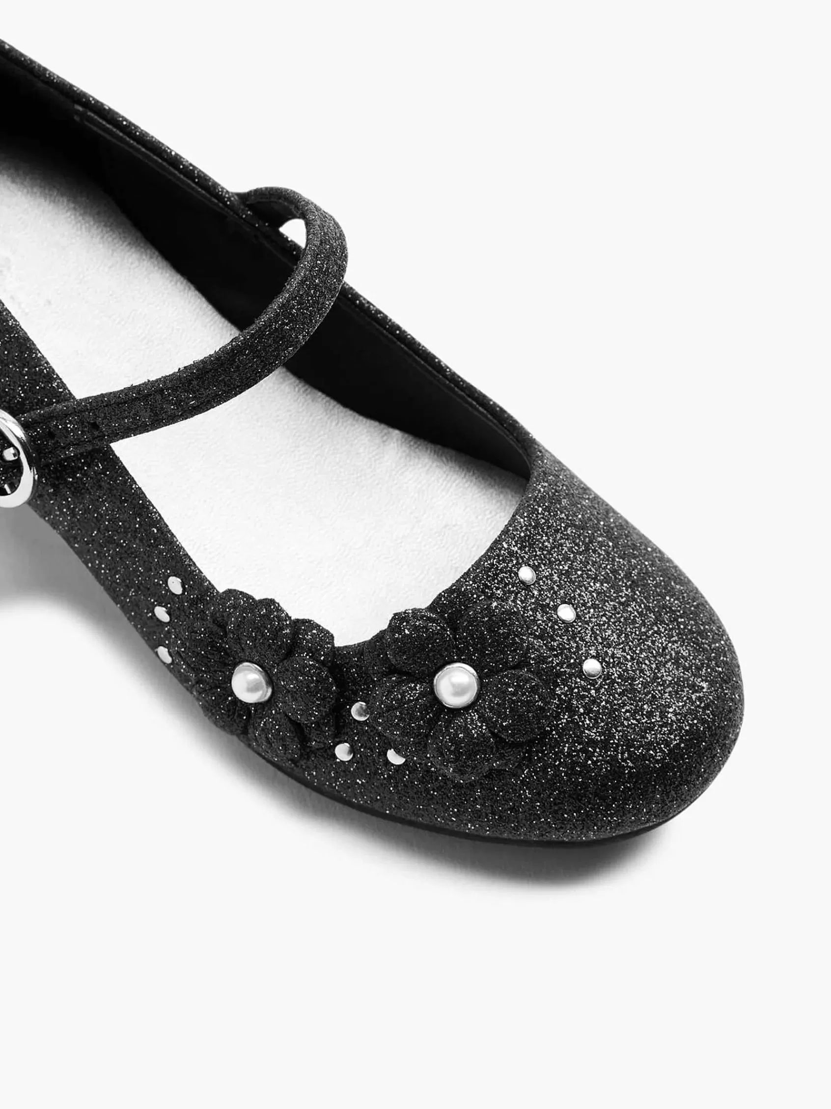 Cheap Graceland Schwarzer Ballerina-Absatz