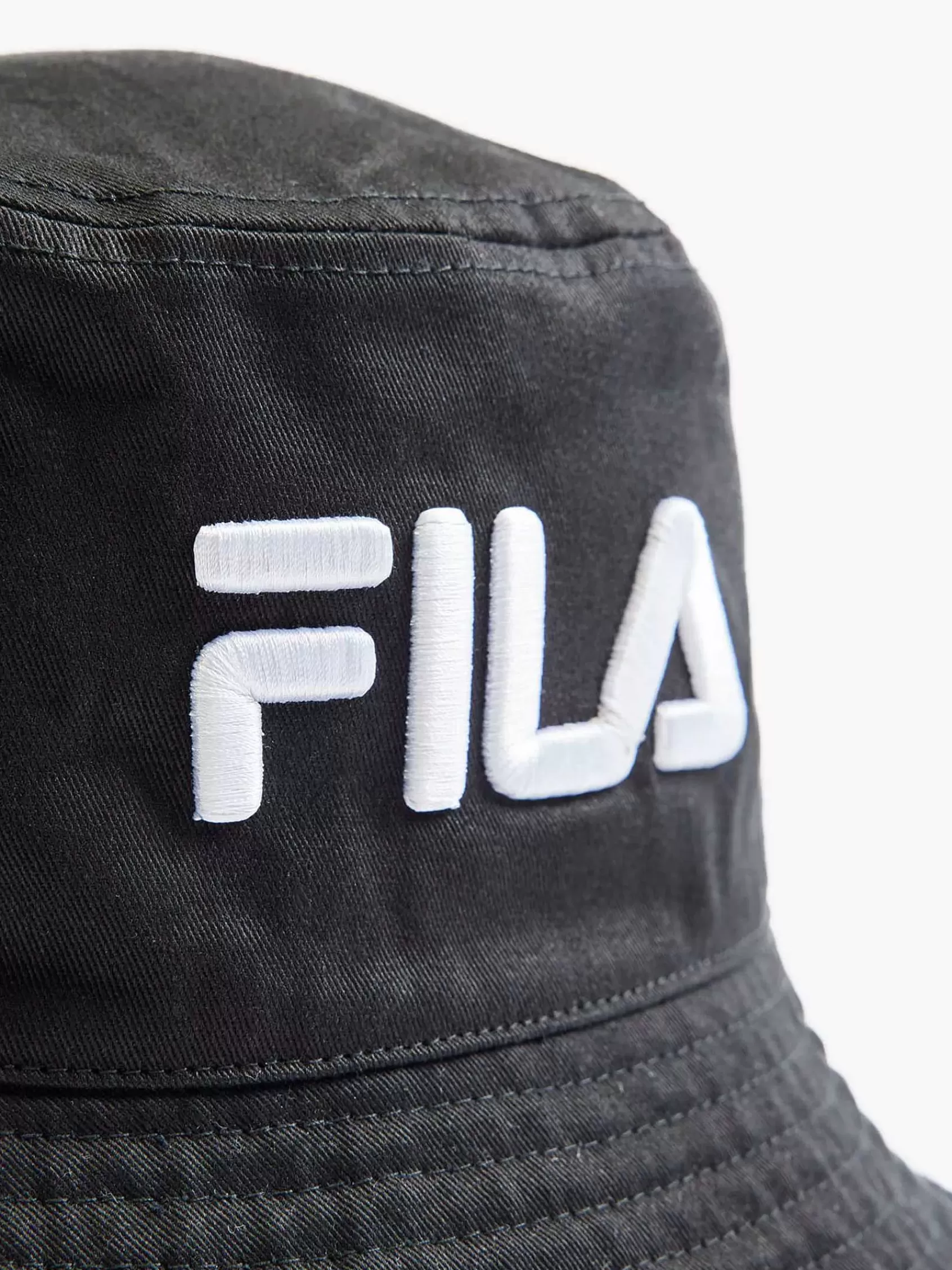 Online FILA Schwarzer Bucket Hat Mit