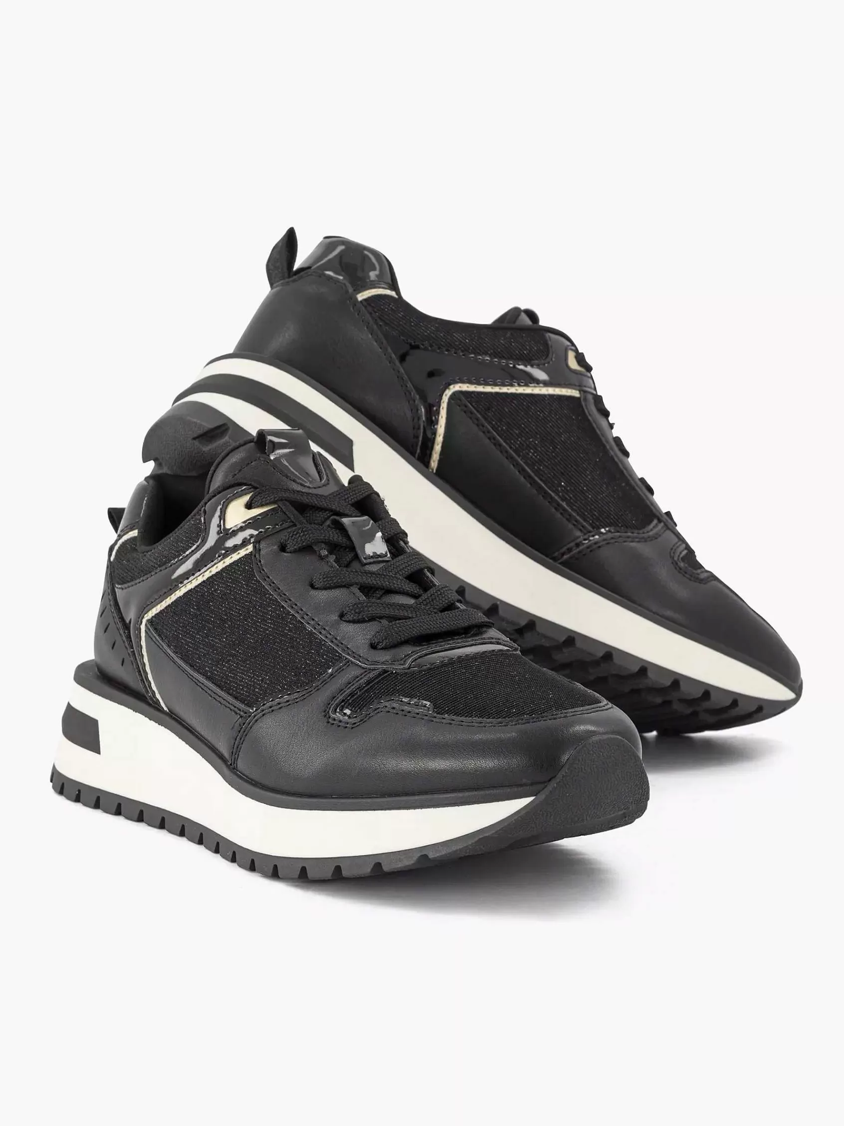 New Graceland Schwarzer Klobiger Sneaker