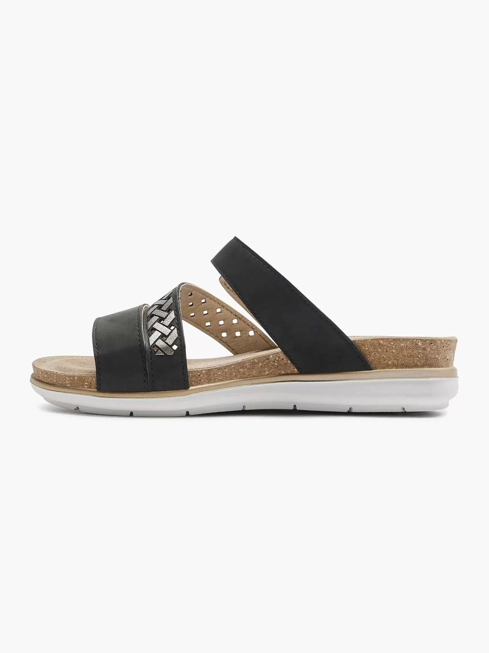 Outlet Easy Street Schwarzer Slipper-Schnallenverschluss