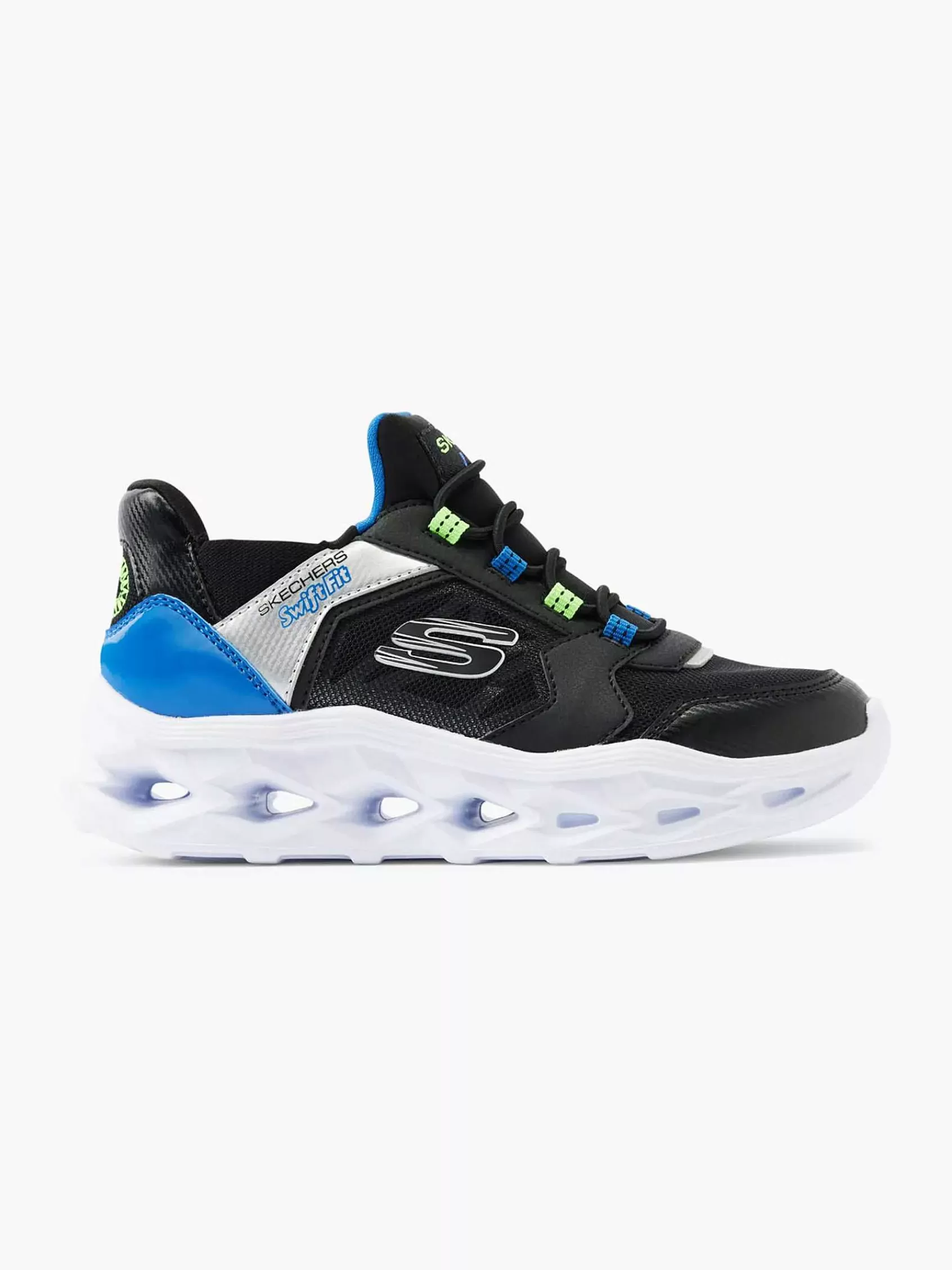 Online Skechers Schwarzer Sneaker Swift Fit Freihandiges Licht