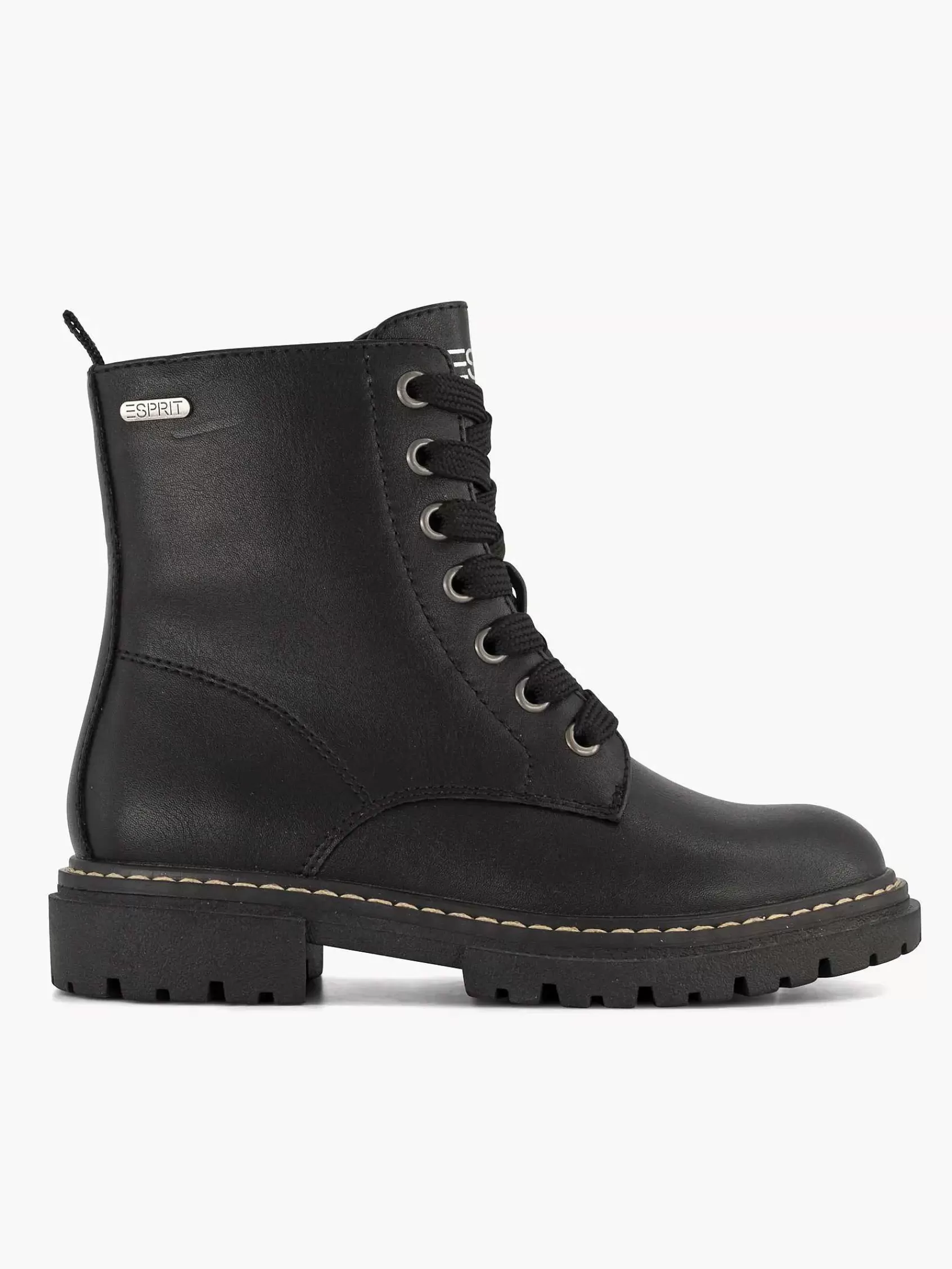 Shop Esprit Schwarzer Spitzenstiefel