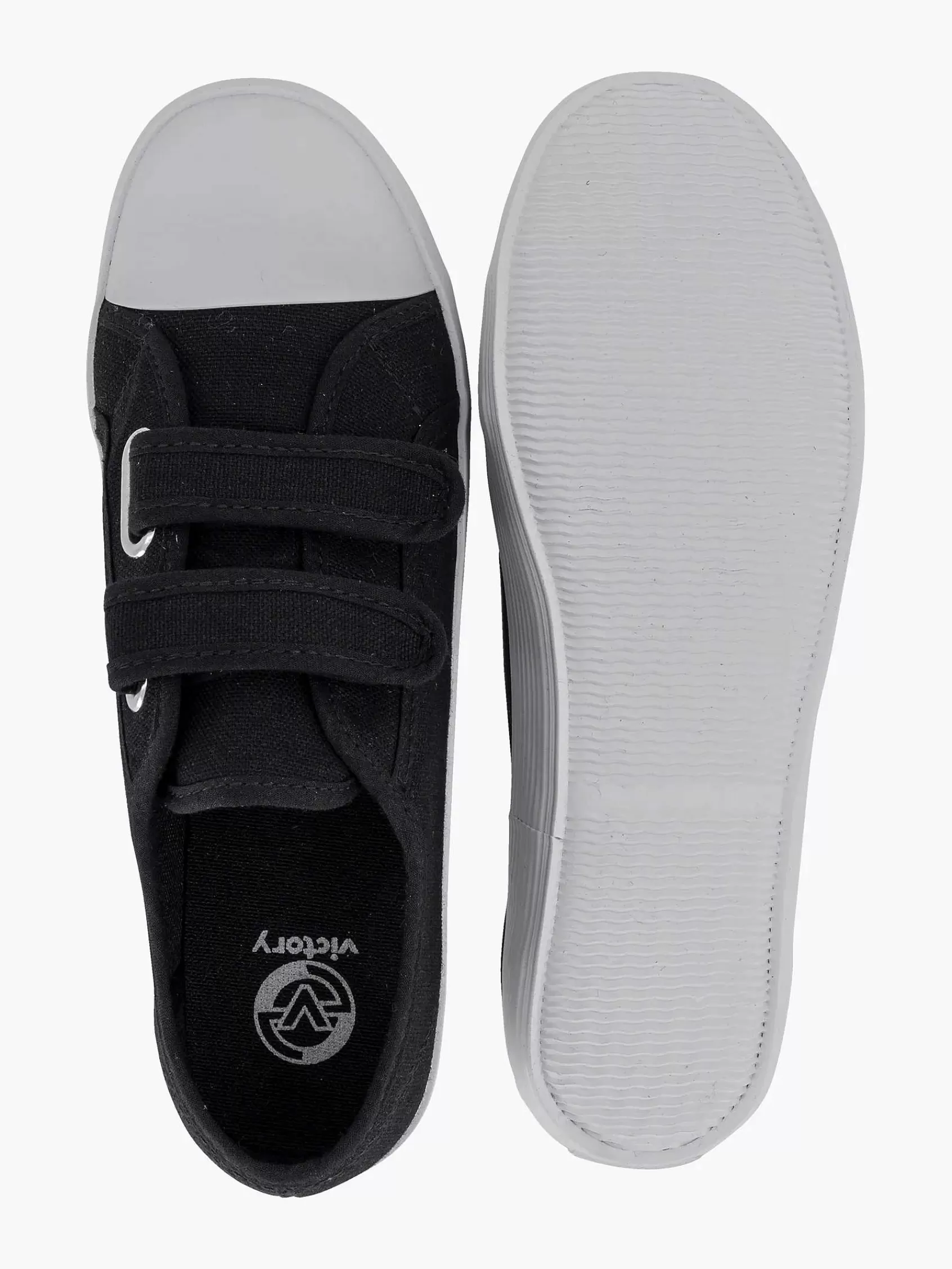 Discount Vty Schwarzer Turnschuh Mit Klettverschluss