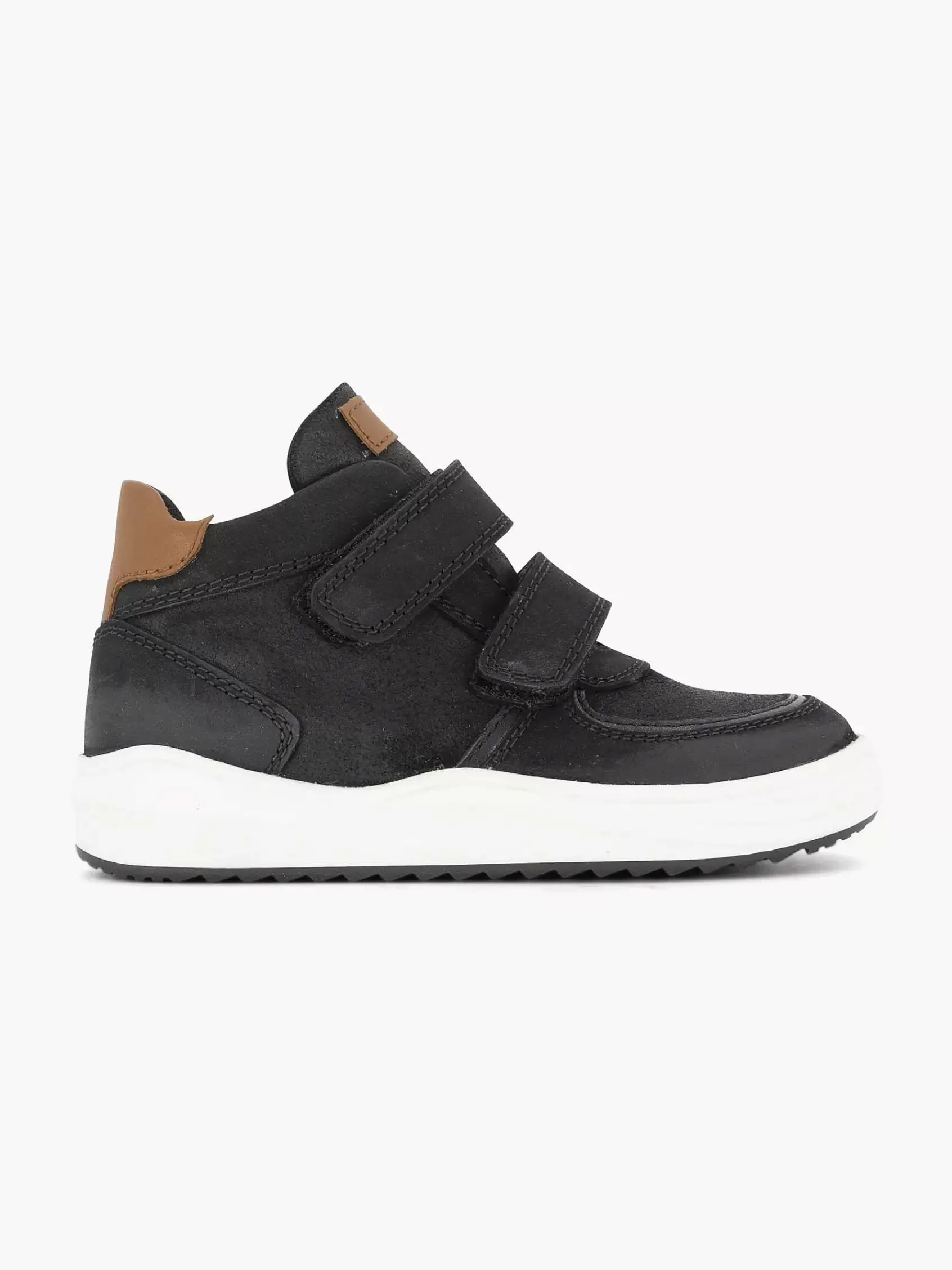New Vty Schwere Leder-Sneaker Mit Klettverschluss