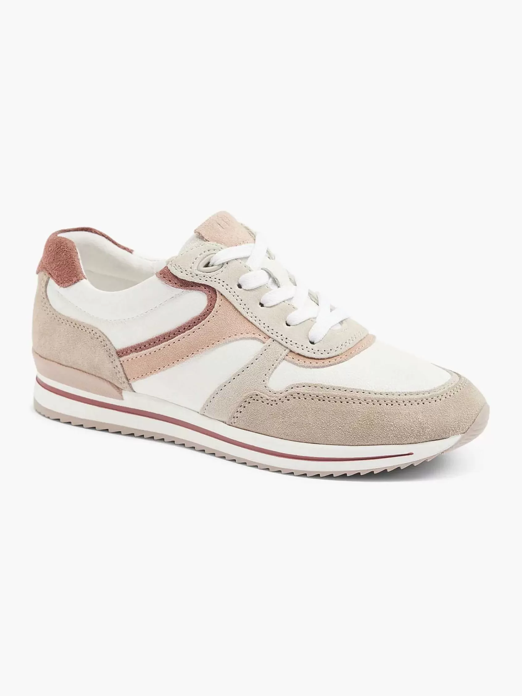 Hot Medicus Weiser Komfort-Sneaker Aus Leder