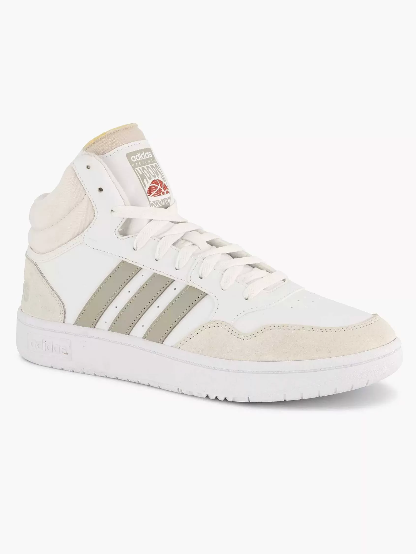 Fashion adidas White Hoops 3.0 Mid